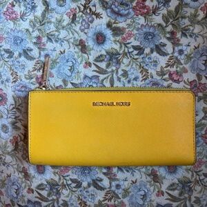 Michael Kors Vibrant Yellow Wallet